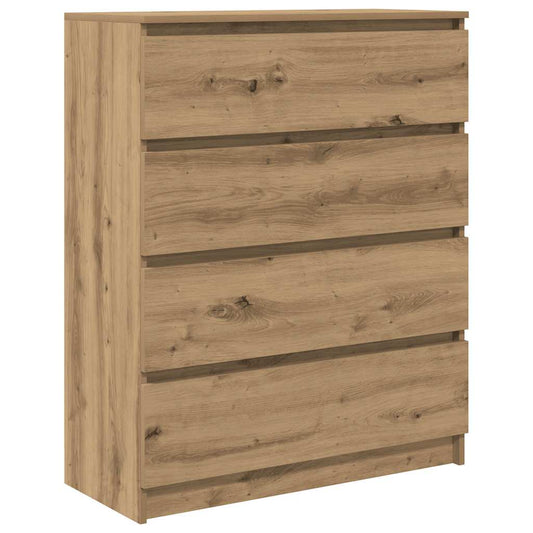vidaXL Sideboard Artisan Oak 80x35x99 cm Κατασκευασμένο ξύλο