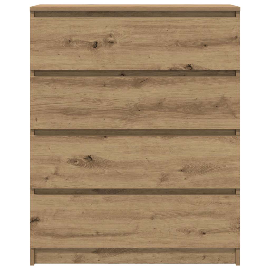 vidaXL Sideboard Artisan Oak 80x35x99 cm Κατασκευασμένο ξύλο