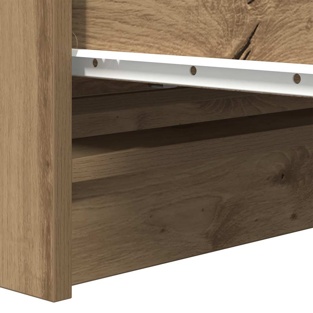 vidaXL Sideboard Artisan Oak 80x35x99 cm Κατασκευασμένο ξύλο