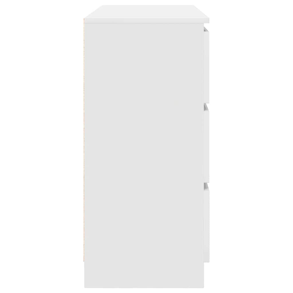 vidaXL Sideboard Λευκό 100x35x76 cm Κατασκευασμένο ξύλο