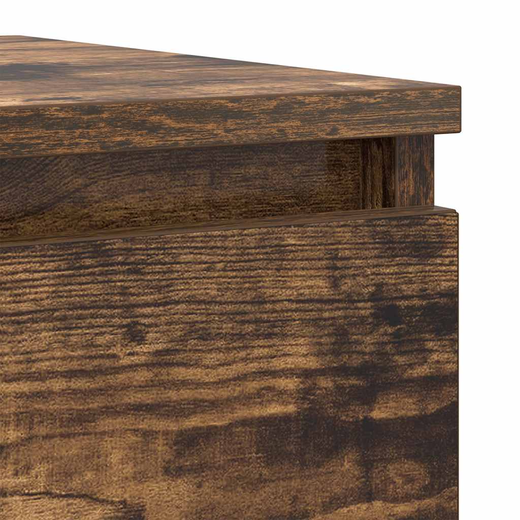 vidaXL Sideboard Καπνιστή δρυς 100x35x76 cm Κατασκευασμένο ξύλο