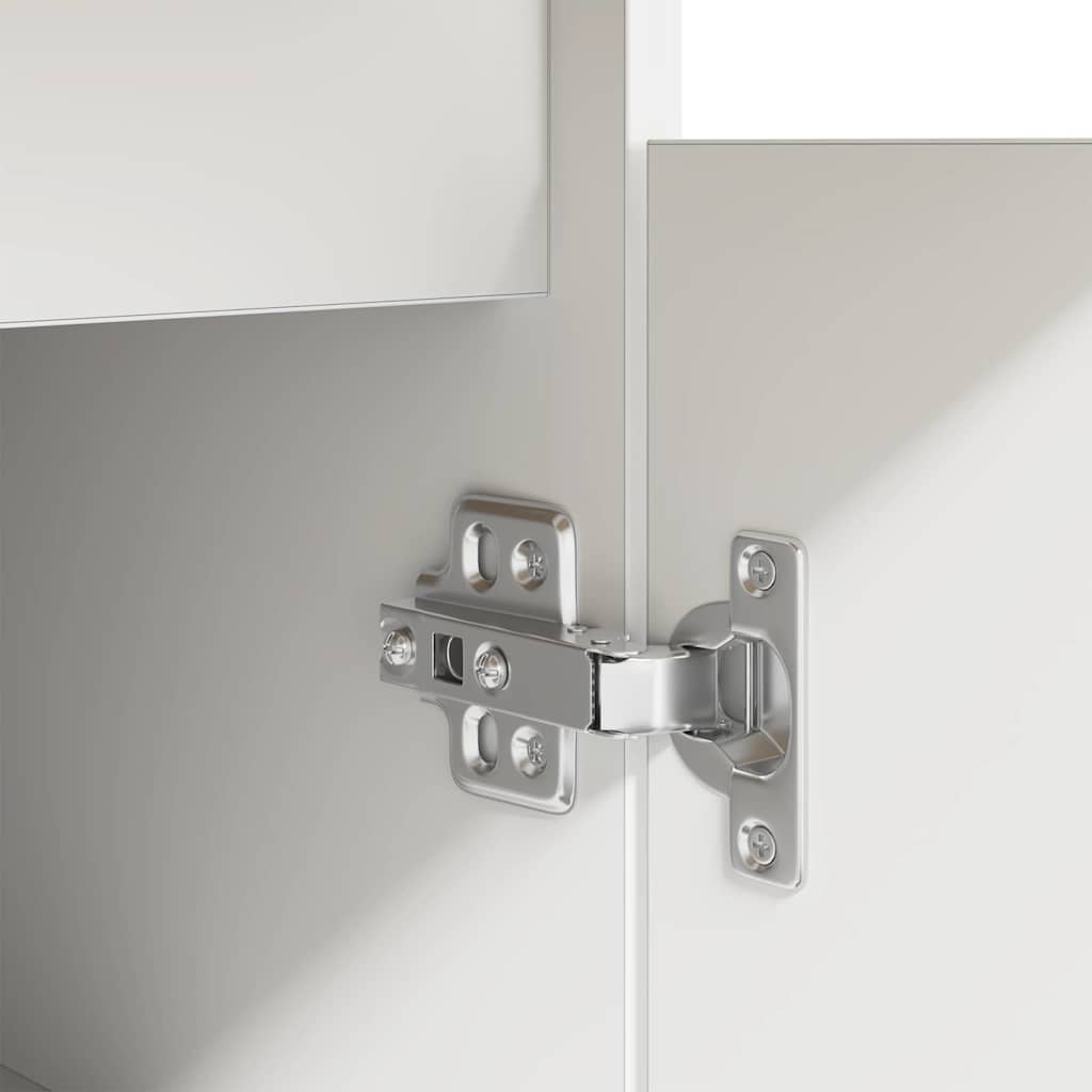 vidaXL Γραφείο με συρτάρι Λευκό 140 x 49 x 76 εκ. Επεξεργασμένο ξύλο