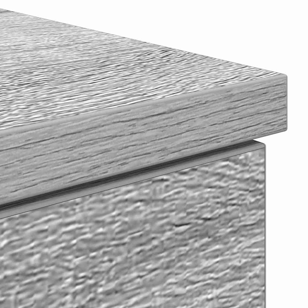 vidaXL Γραφείο Γκρι sonoma 140 x 49 x 76 εκ. Επεξεργασμένο ξύλο