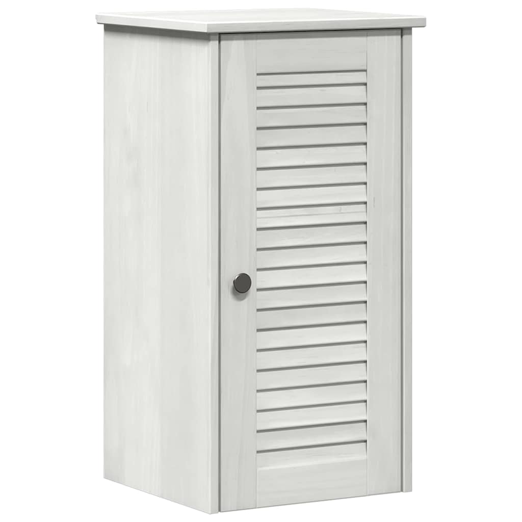 vidaXL Σετ Επίπλων Μπάνιου με ράφι 2 pcs Λευκό αντικέ 37 x 34 x 80 εκ