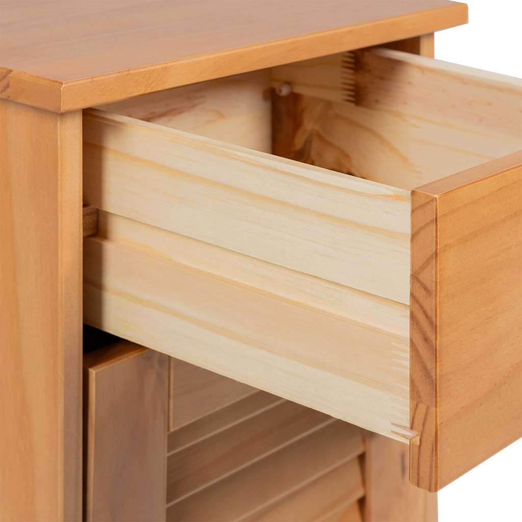 vidaXL Σετ Επίπλων Μπάνιου με συρτάρι VIGO 3 pcs Καφέ 37 x 34 x 80 εκ