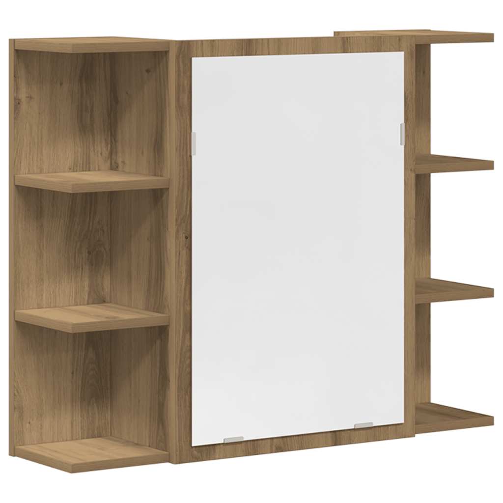 vidaXL Σετ Επίπλων Μπάνιου 3 Τεμαχίων Τεχνίτης Δρυς από Τεχν. Ξύλο