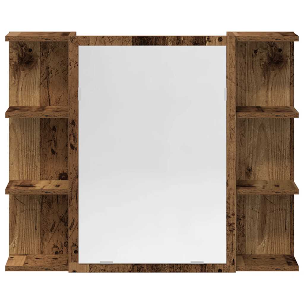 vidaXL Σετ Επίπλων Μπάνιου 3Τεμαχίων Παλιό Ξύλο από Επεξεργασμένο Ξύλο