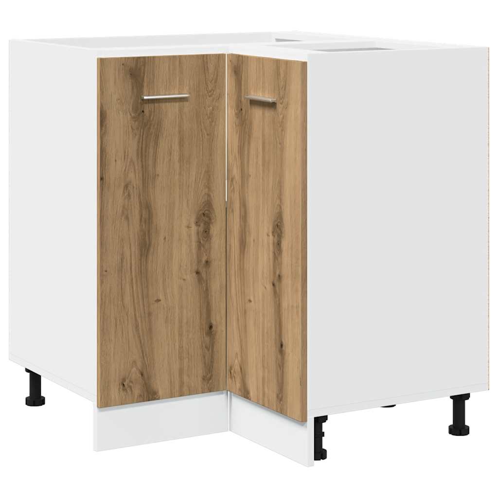 vidaXL 11 τεμαχίων σετ ντουλαπιών κουζίνας Artisan Oak Engineered Wood