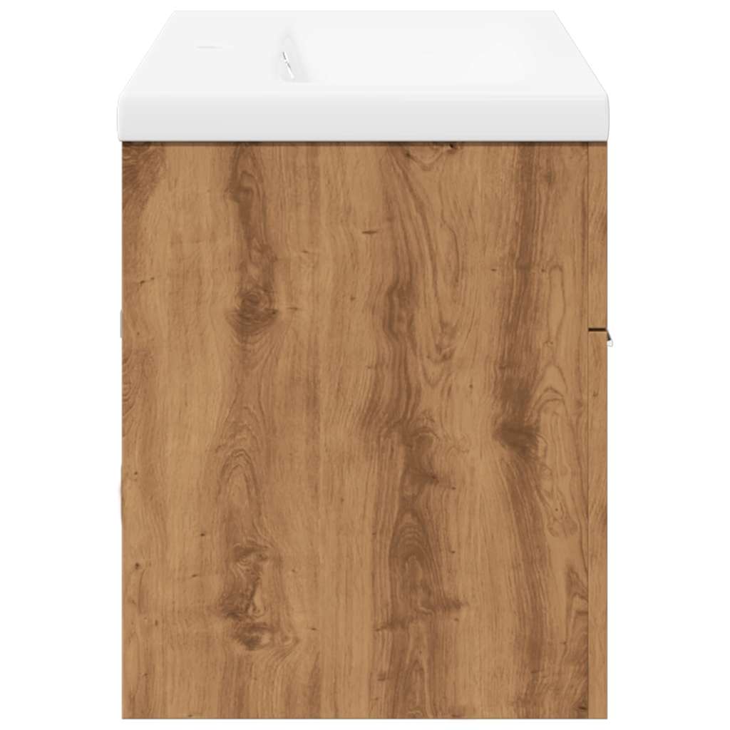 vidaXL Σετ Επίπλων Μπάνιου 2 Τεμαχίων Τεχνίτης Δρυς από Τεχν. Ξύλο