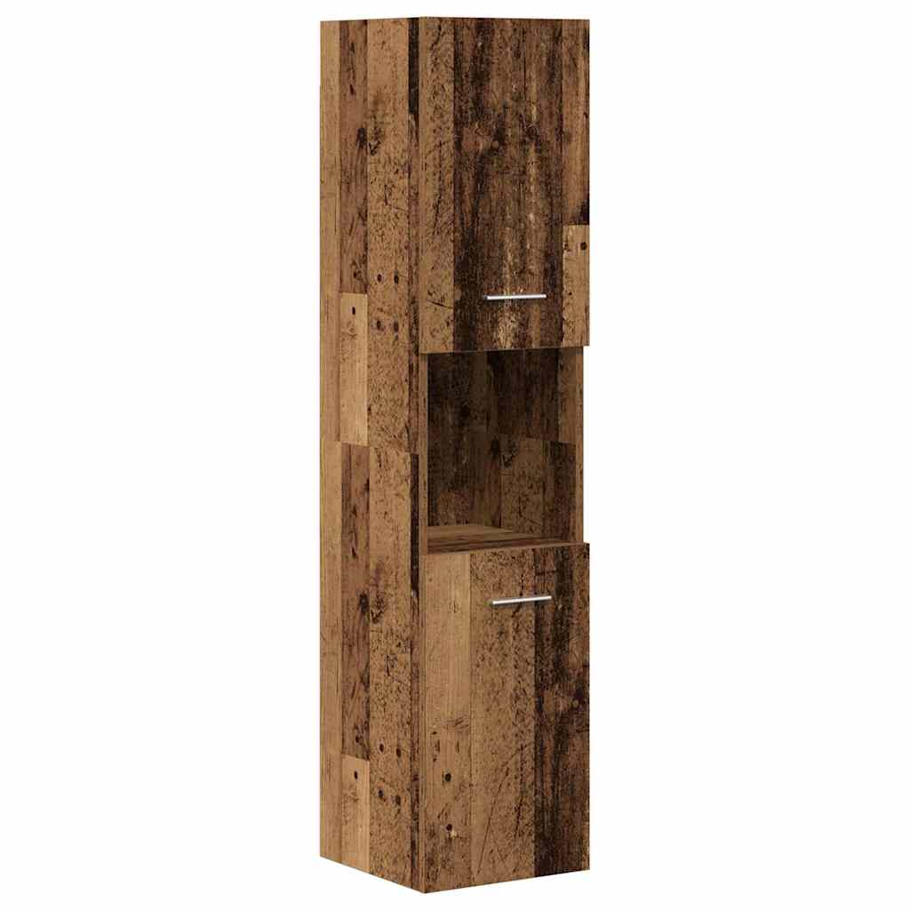 vidaXL Σετ Επίπλων Μπάνιου 3Τεμαχίων Παλιό Ξύλο από Επεξεργασμένο Ξύλο