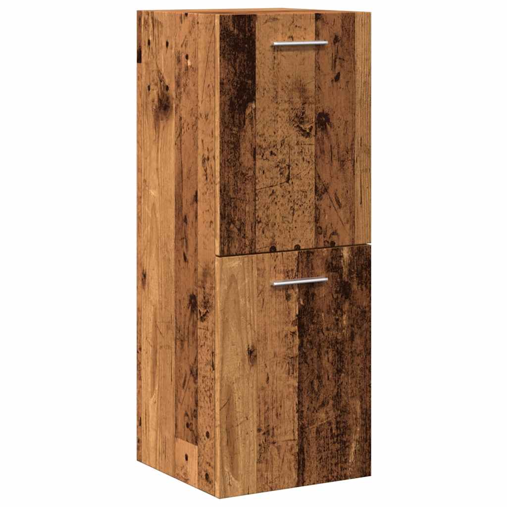 vidaXL Σετ Επίπλων Μπάνιου 5Τεμαχίων Παλιό Ξύλο από Επεξεργασμένο Ξύλο