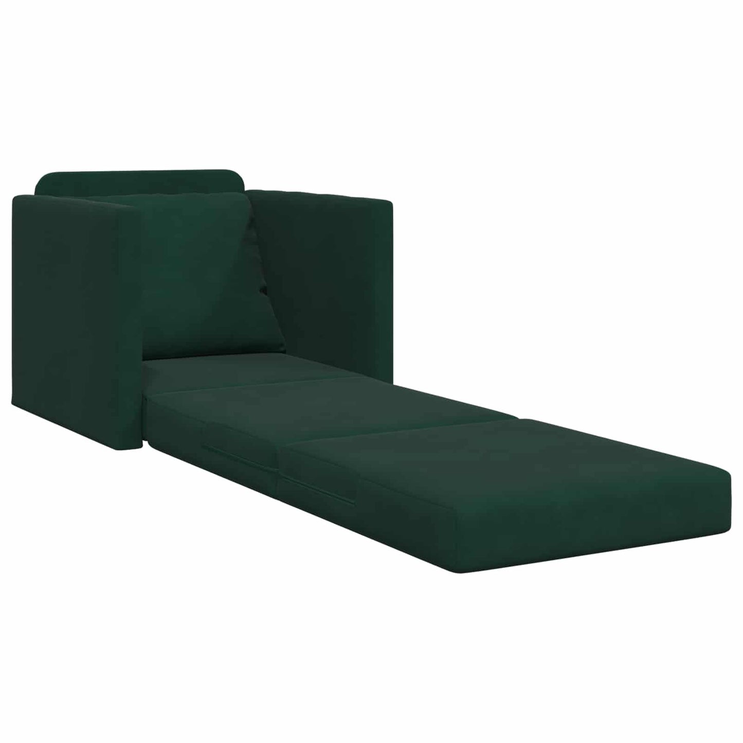 vidaXL Κρεβάτι καναπές 60cm Σκούρο Πράσινο Βελούδο