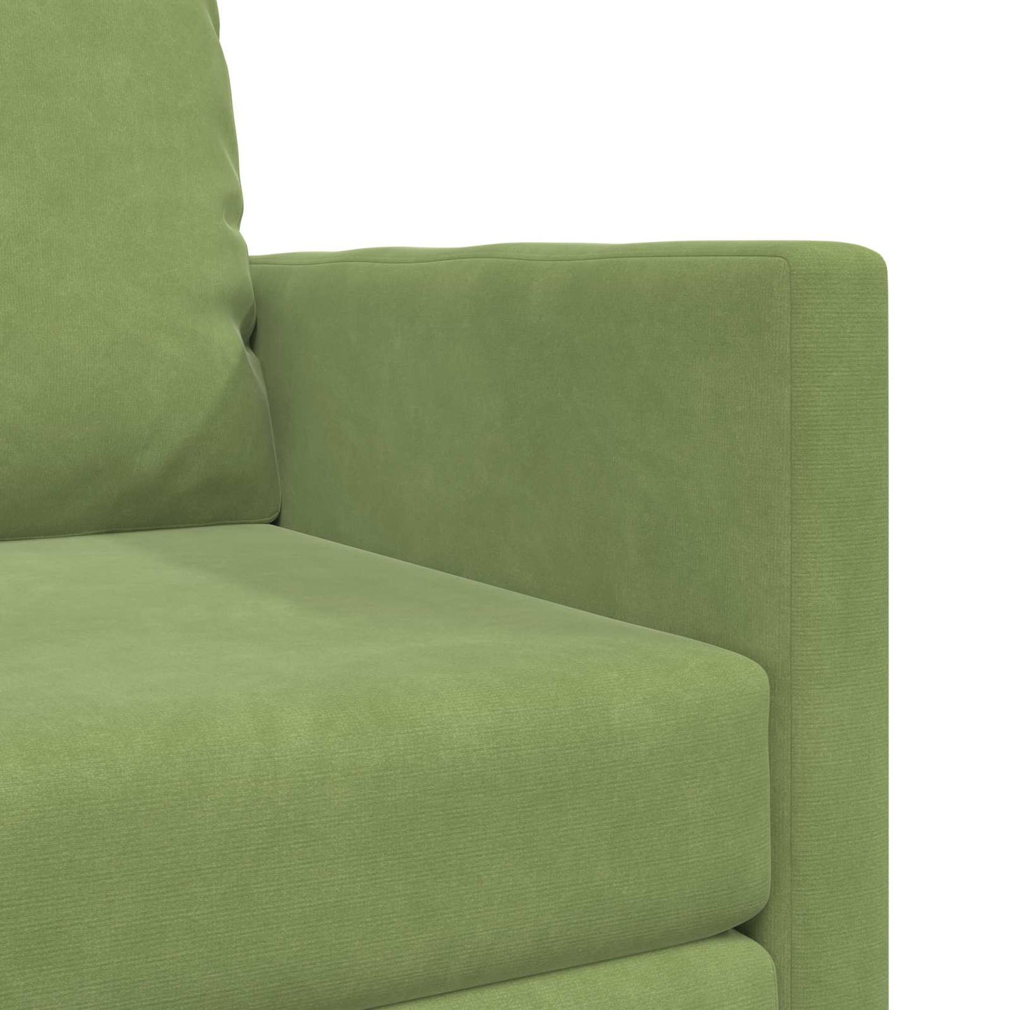 vidaXL Κρεβάτι καναπές Ανοιχτό Πράσινο 74 x 77 x 81 εκ. Βελούδο