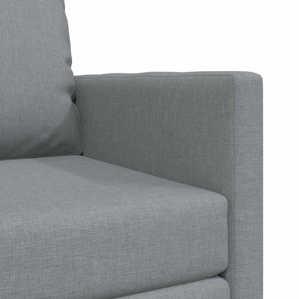 vidaXL Κρεβάτι καναπές 60cm Ανοιχτό γκρι ύφασμα