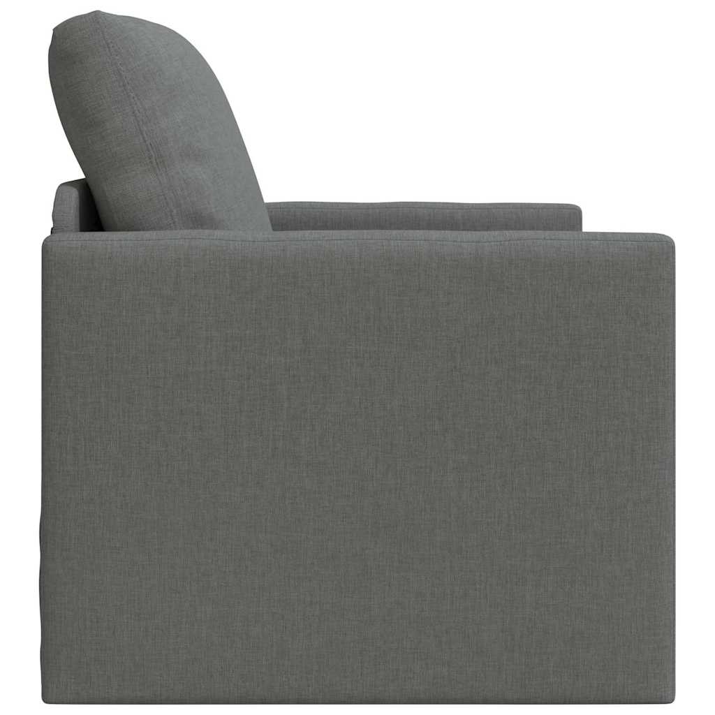 vidaXL Κρεβάτι καναπές 60cm Σκούρο Γκρι ύφασμα
