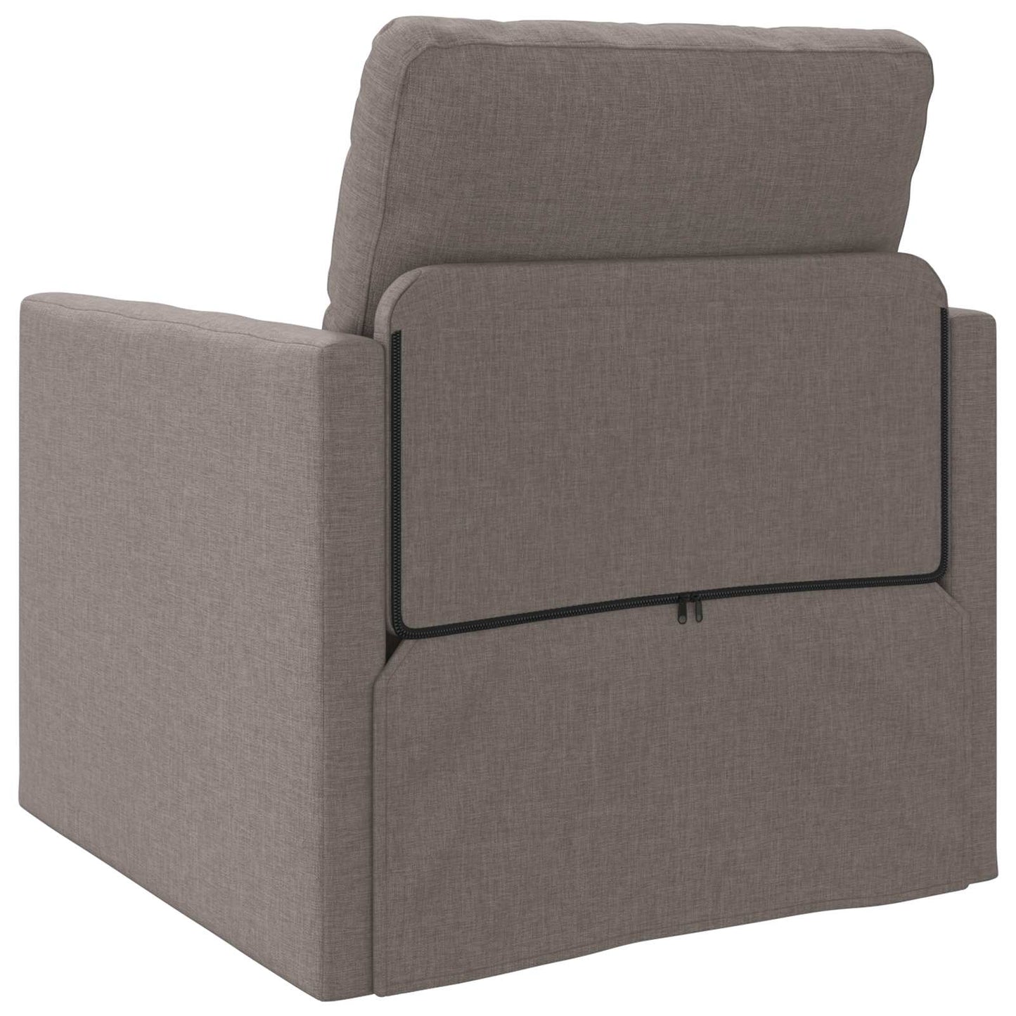 vidaXL Κρεβάτι καναπές Taupe 74 x 77 x 81 εκ. ύφασμα