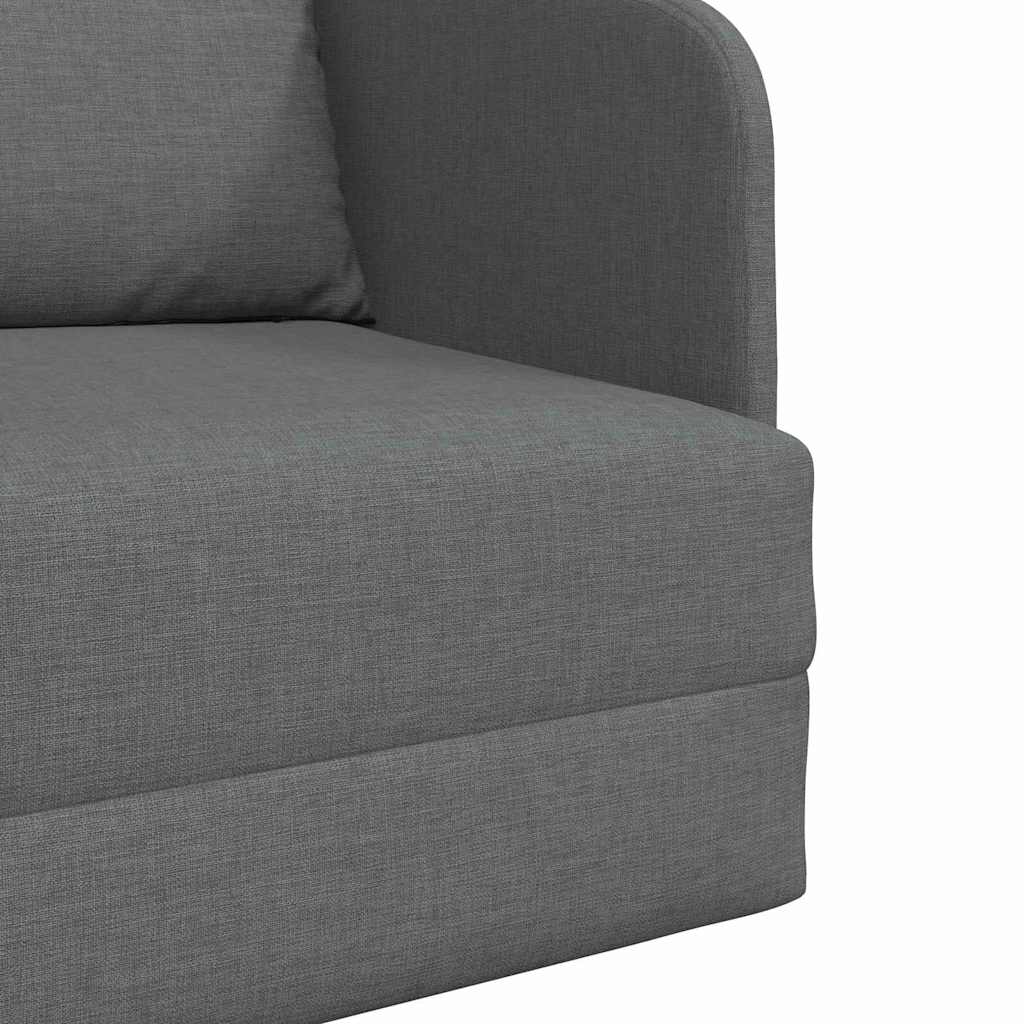 vidaXL Κρεβάτι καναπές 60cm Σκούρο Γκρι ύφασμα