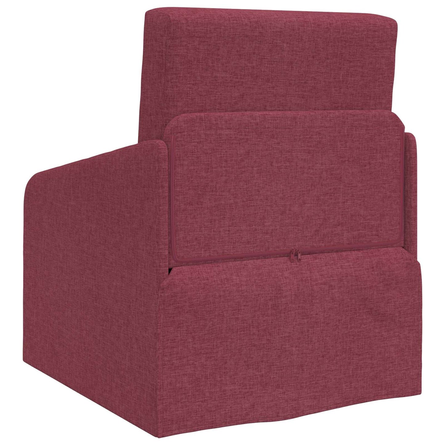 vidaXL Κρεβάτι καναπές Κόκκινο 65 x 80 x 83 εκ. ύφασμα