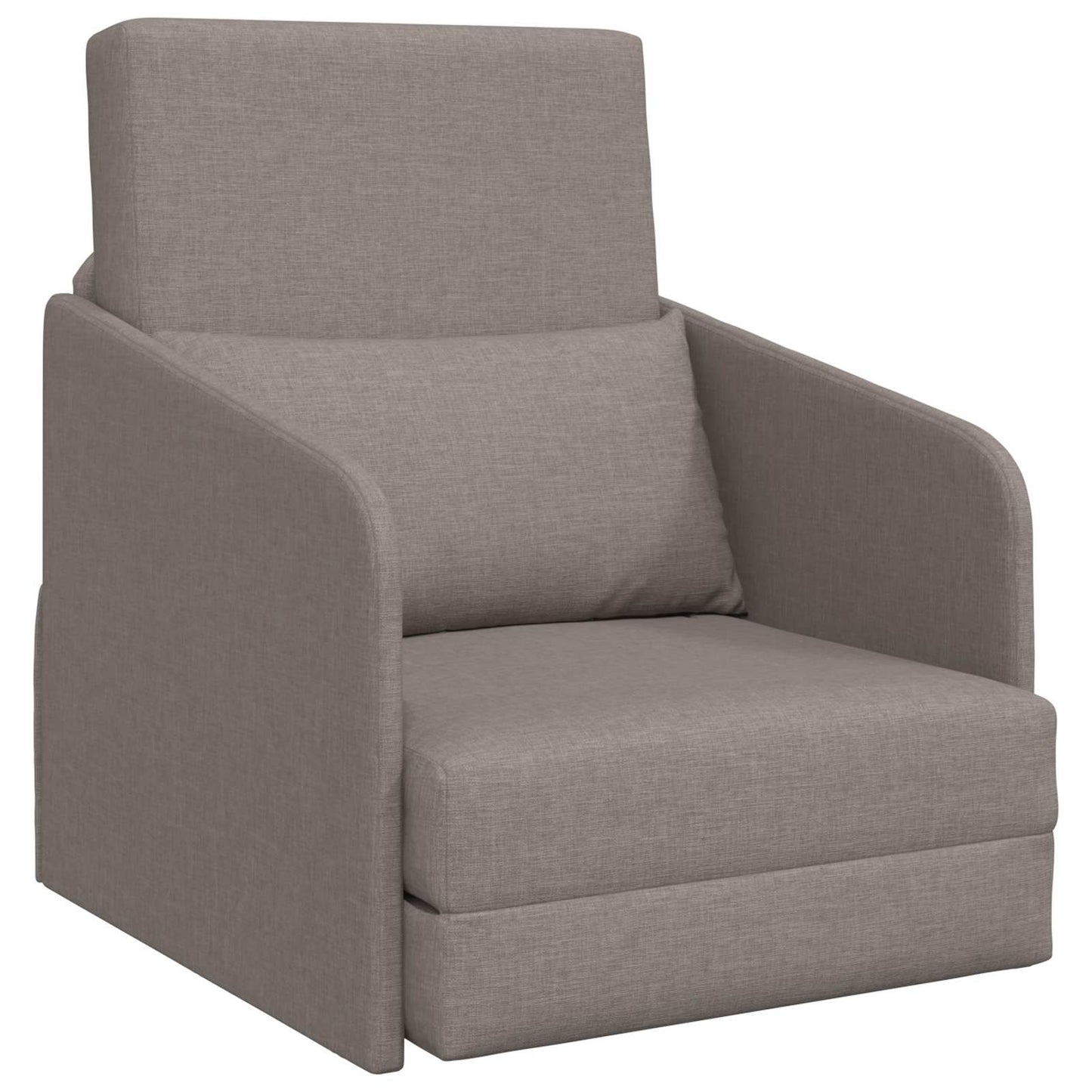 vidaXL Κρεβάτι καναπές Taupe 65 x 80 x 83 εκ. ύφασμα