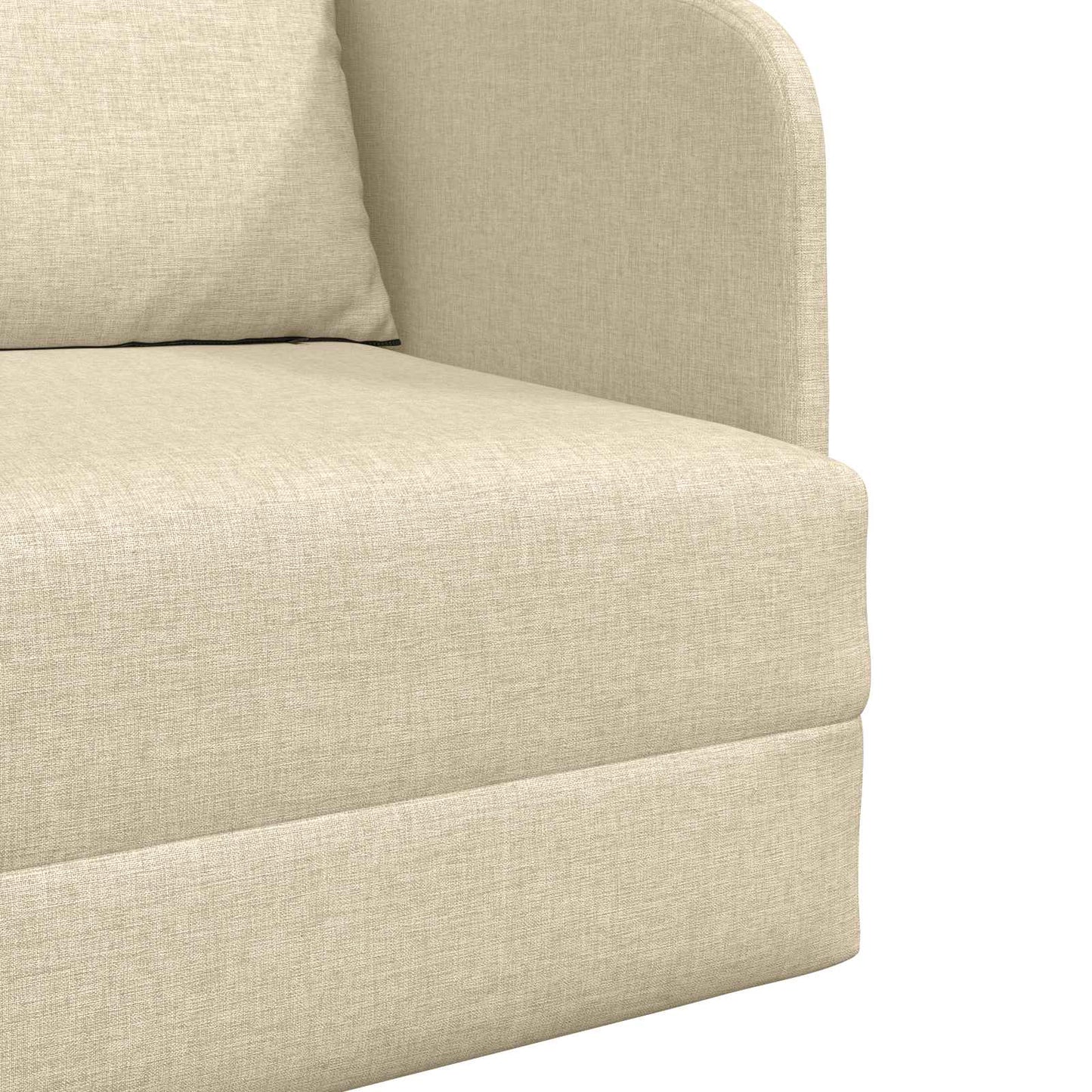 vidaXL Κρεβάτι καναπές Κρεμ 65 x 80 x 83 εκ. ύφασμα