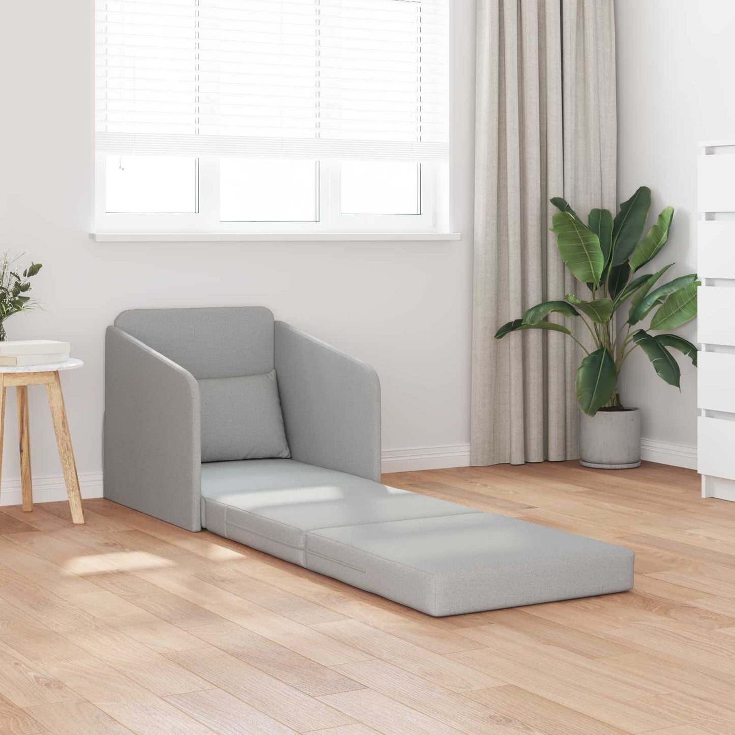 vidaXL Κρεβάτι καναπές Σκίουρος Γκρί 65 x 80 x 83 εκ. ύφασμα