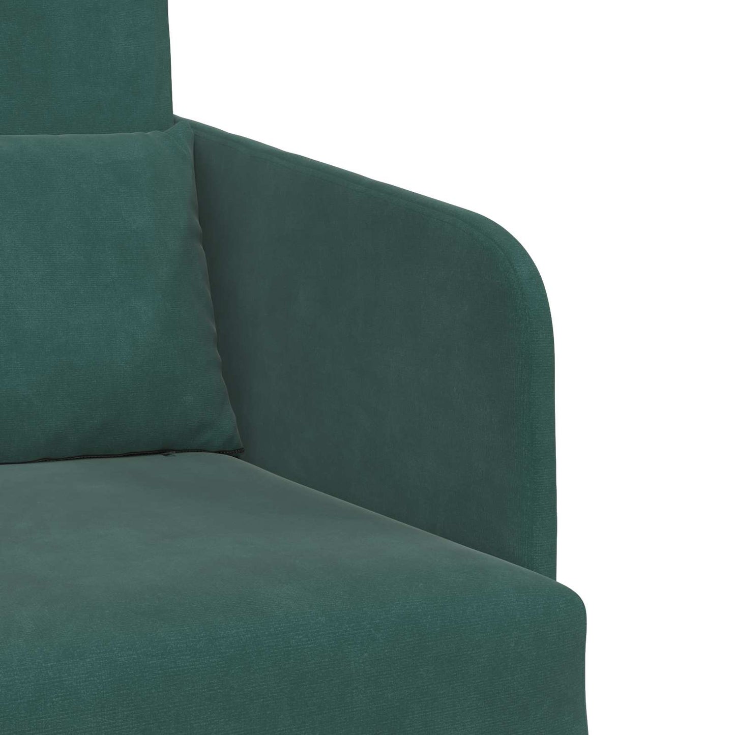vidaXL Κρεβάτι καναπές Σκούρο Πράσινο 65 x 80 x 83 εκ. Βελούδο
