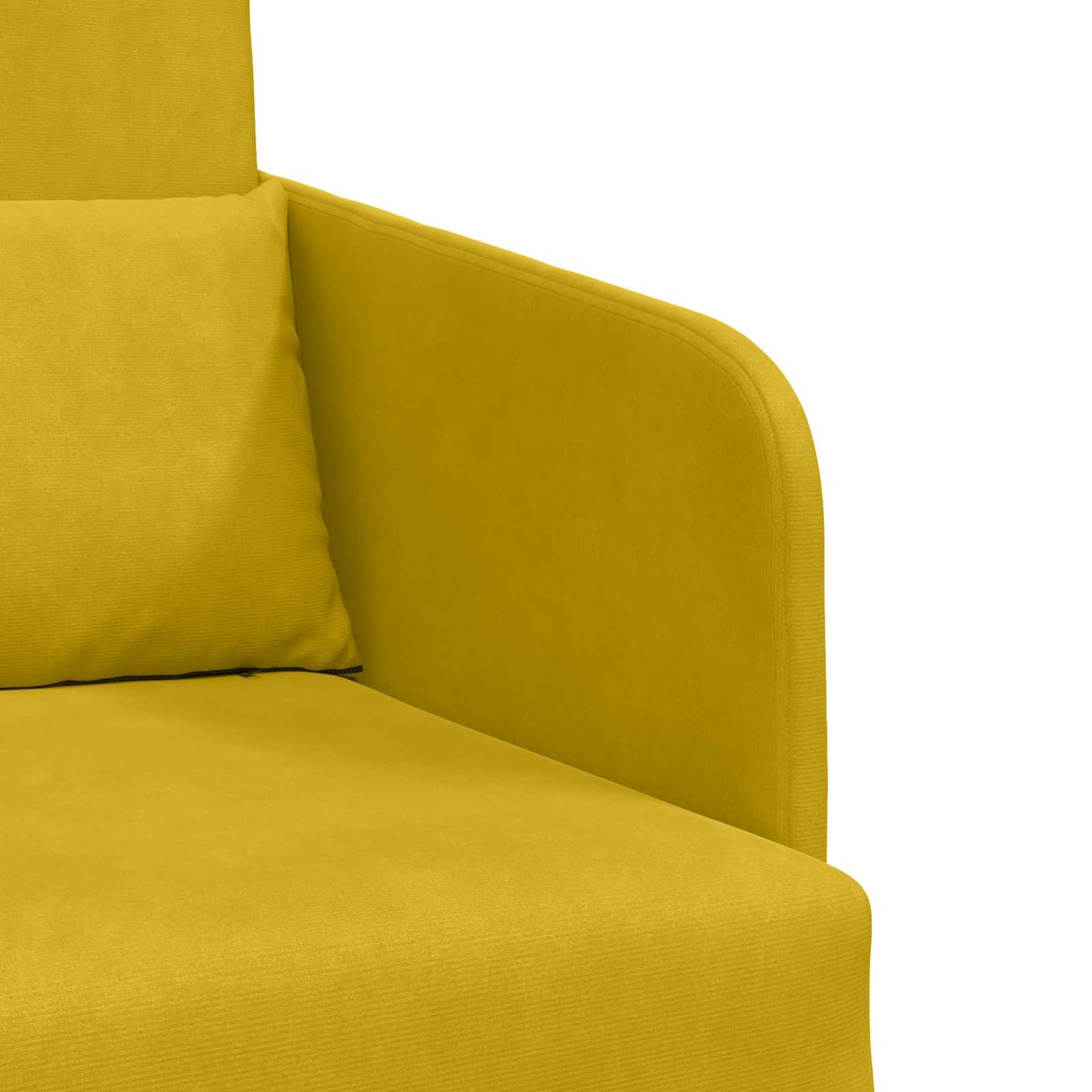 vidaXL Κρεβάτι καναπές Κίτρινο 65 x 80 x 83 εκ. Βελούδο