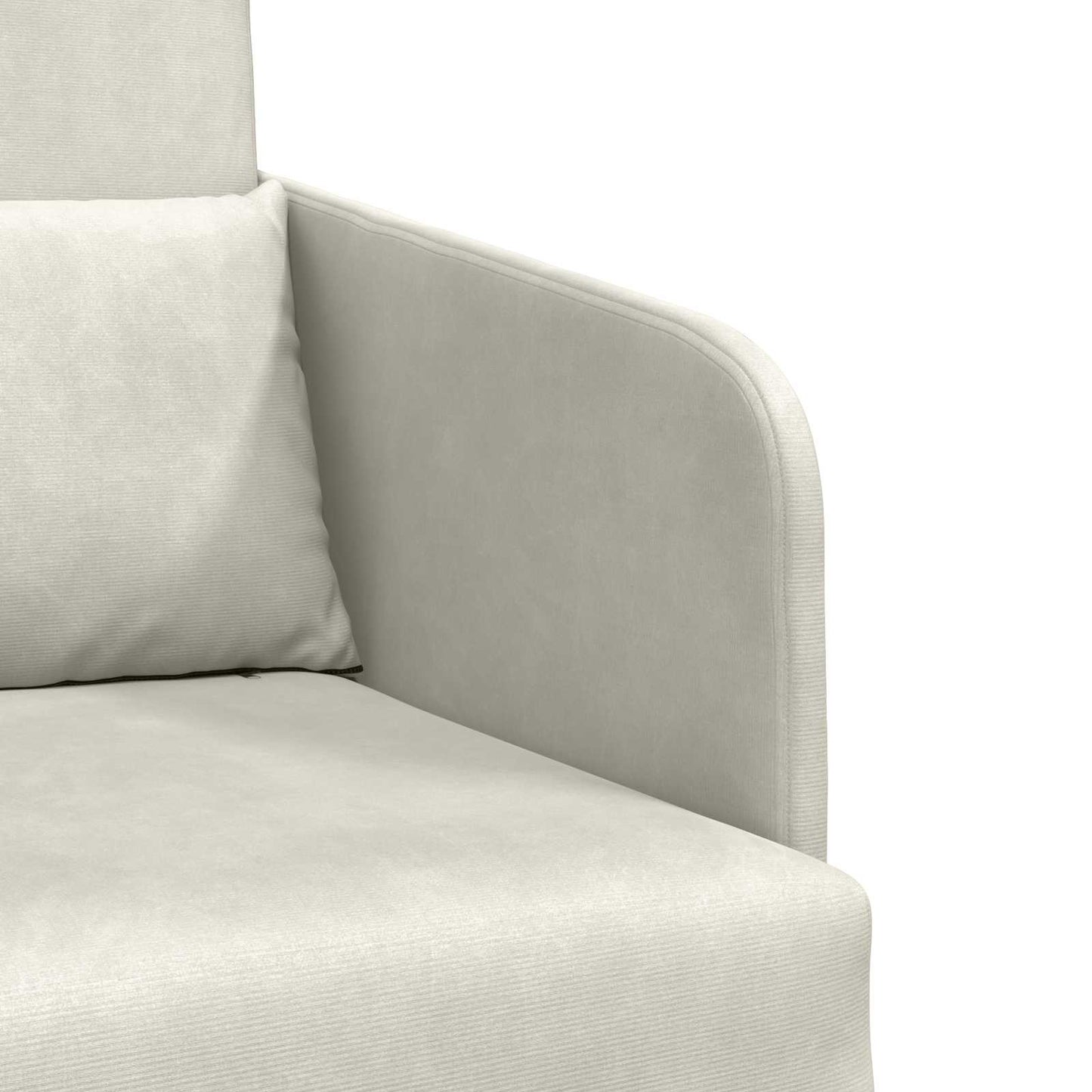 vidaXL Κρεβάτι καναπές Κρεμ 65 x 80 x 83 εκ. Βελούδο