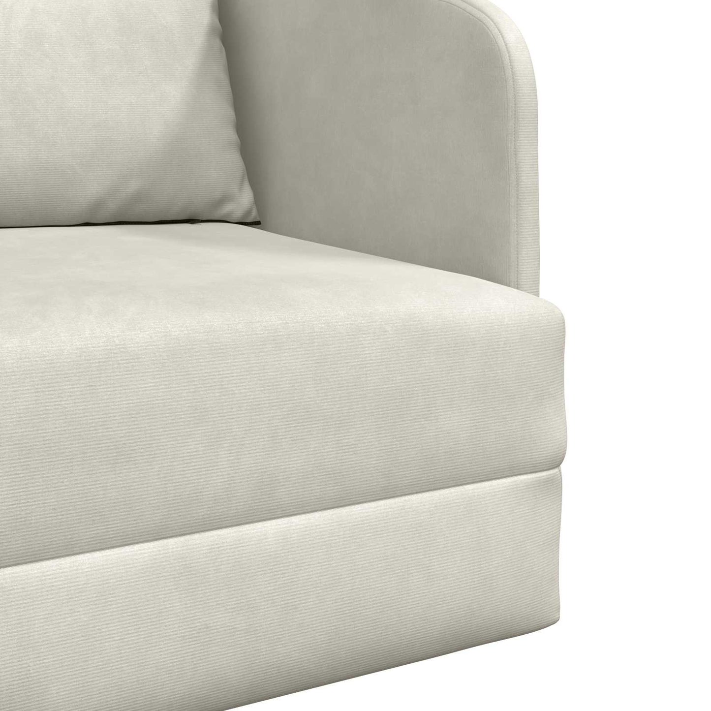 vidaXL Κρεβάτι καναπές Κρεμ 65 x 80 x 83 εκ. Βελούδο