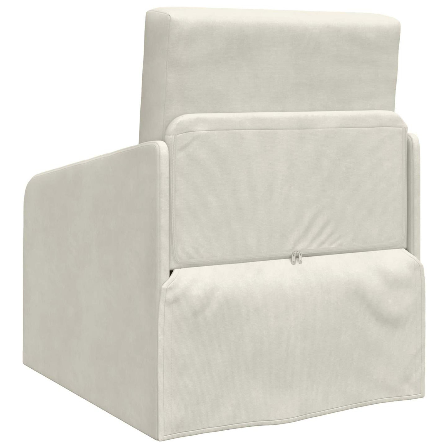 vidaXL Κρεβάτι καναπές Κρεμ 65 x 80 x 83 εκ. Βελούδο