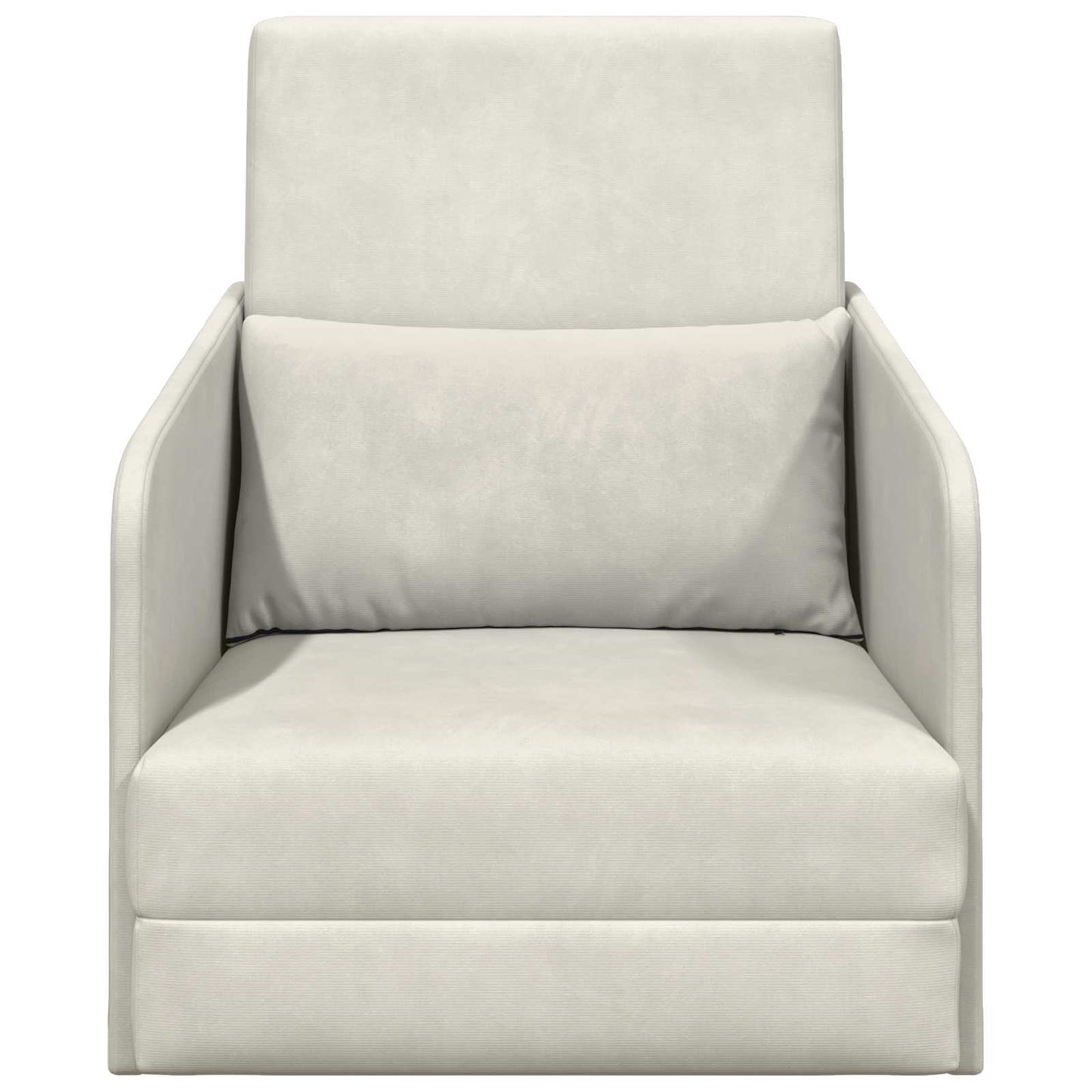 vidaXL Κρεβάτι καναπές Κρεμ 65 x 80 x 83 εκ. Βελούδο