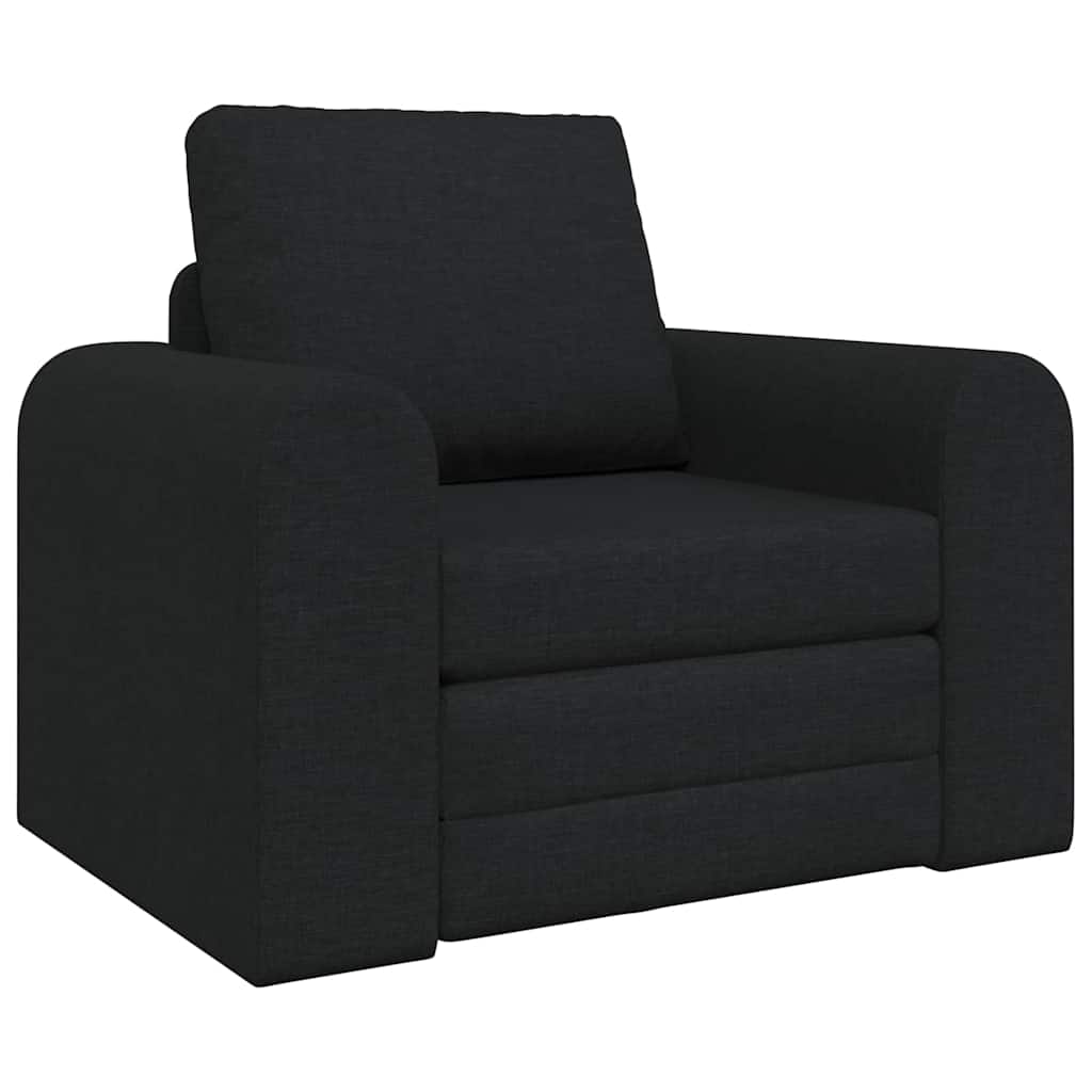 vidaXL Κρεβάτι καναπές Μαύρο 98 x 71 x 83 εκ. ύφασμα