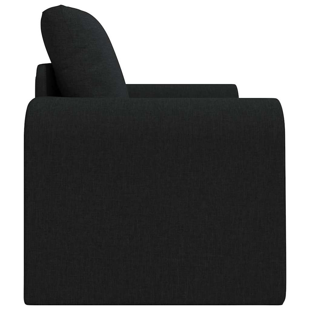 vidaXL Κρεβάτι καναπές Μαύρο 98 x 71 x 83 εκ. ύφασμα