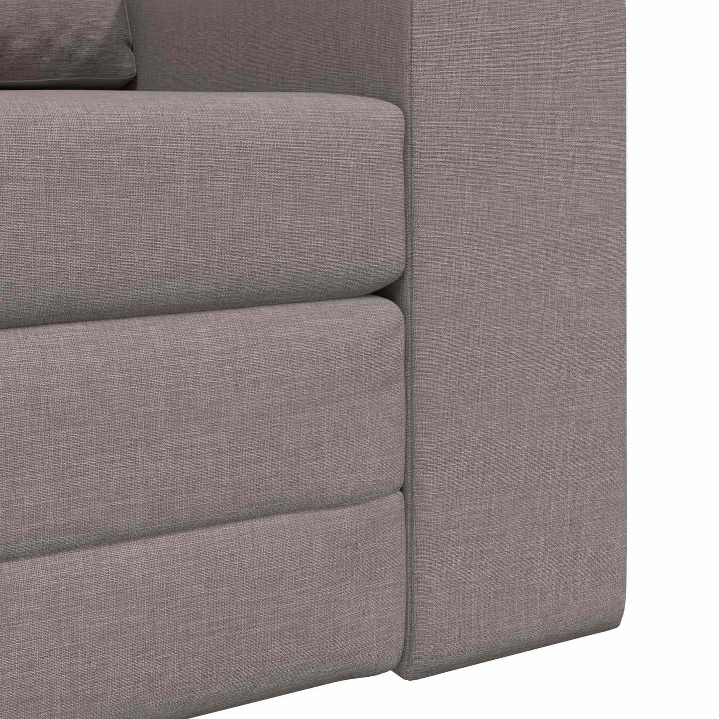 vidaXL Κρεβάτι καναπές Taupe 98 x 71 x 83 εκ. ύφασμα