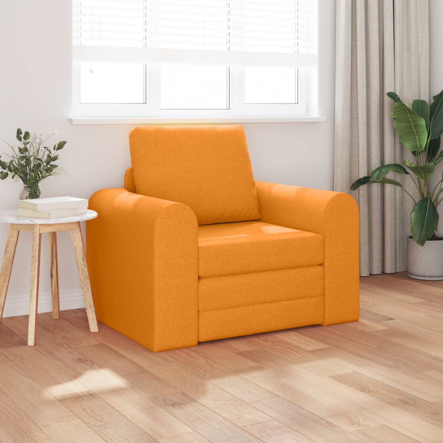vidaXL Κρεβάτι καναπές Σκούρο κίτρινο 98 x 71 x 83 εκ. ύφασμα