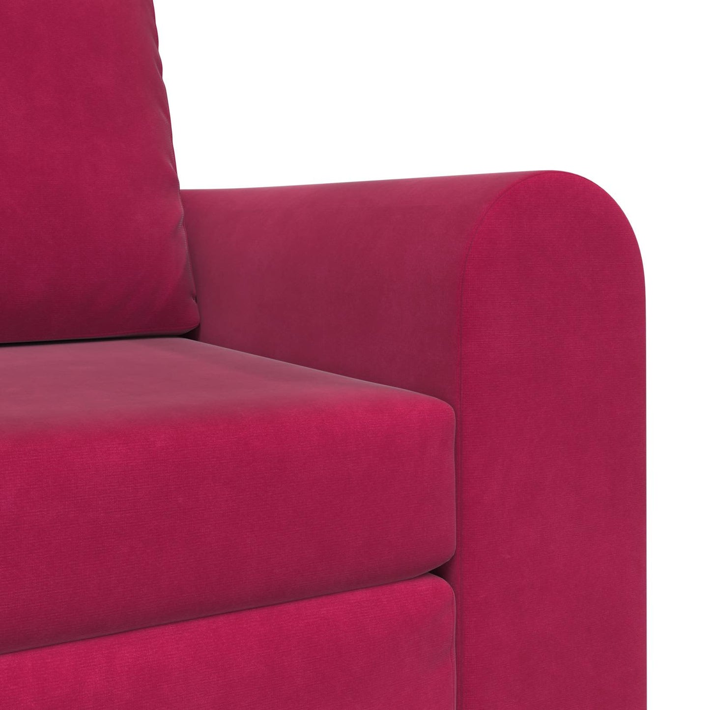 vidaXL Κρεβάτι καναπές Κόκκινο 98 x 71 x 83 εκ. Βελούδο