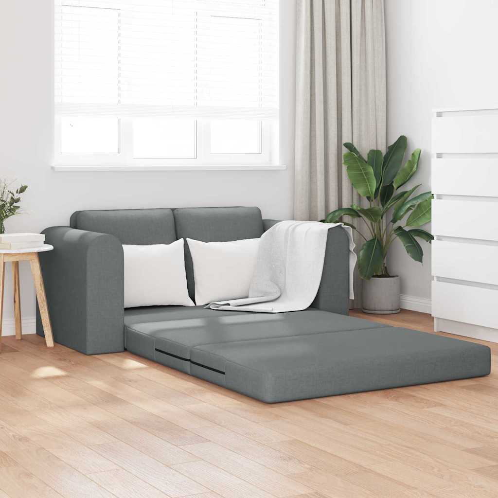 vidaXL Κρεβάτι καναπές 60cm Σκούρο Γκρι ύφασμα