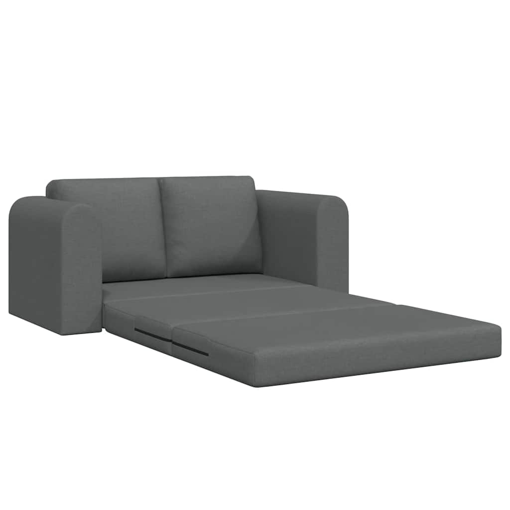 vidaXL Κρεβάτι καναπές 60cm Σκούρο Γκρι ύφασμα
