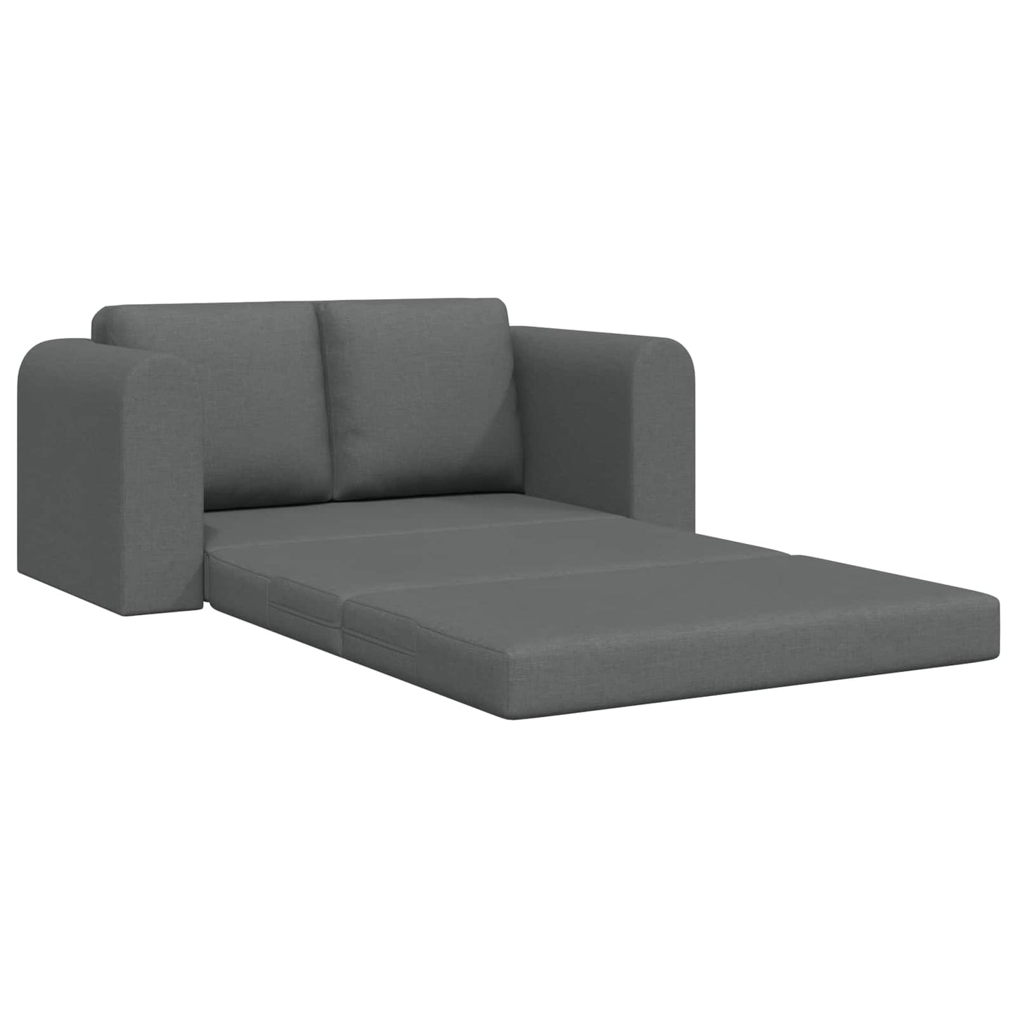 vidaXL Κρεβάτι καναπές 60cm Σκούρο Γκρι ύφασμα