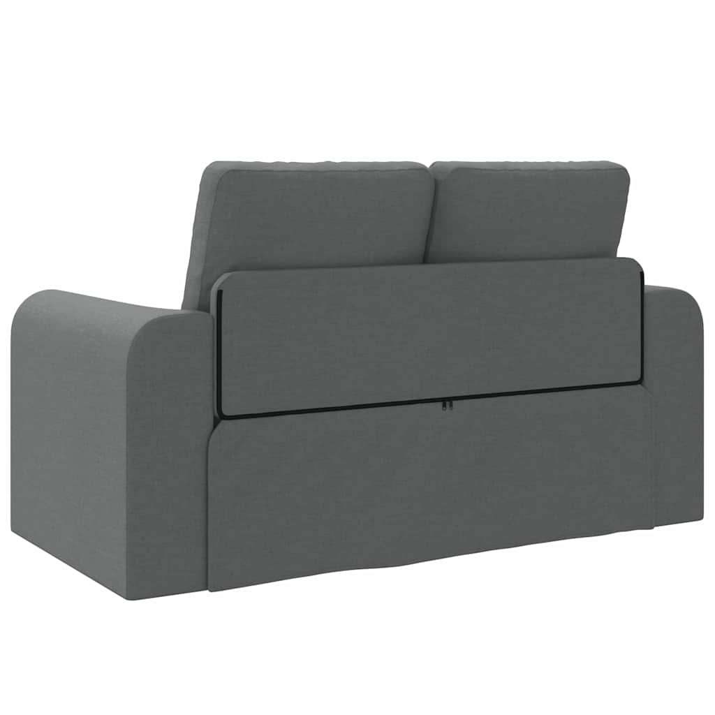 vidaXL Κρεβάτι καναπές 60cm Σκούρο Γκρι ύφασμα