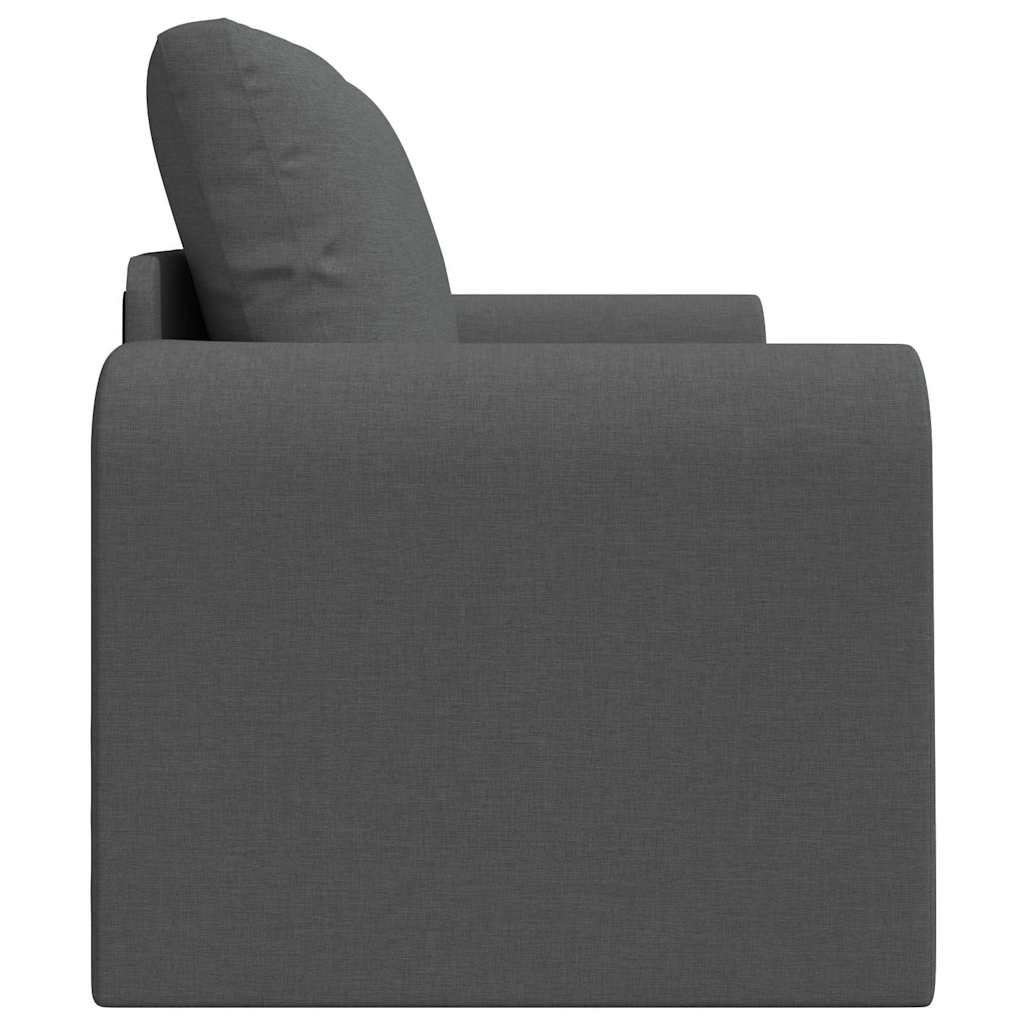 vidaXL Κρεβάτι καναπές 60cm Σκούρο Γκρι ύφασμα