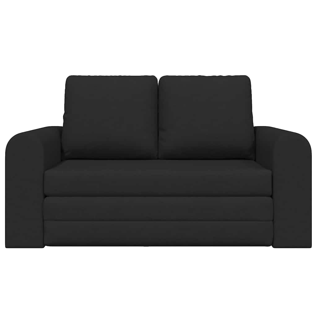 vidaXL Κρεβάτι καναπές 60cm Μαύρο ύφασμα