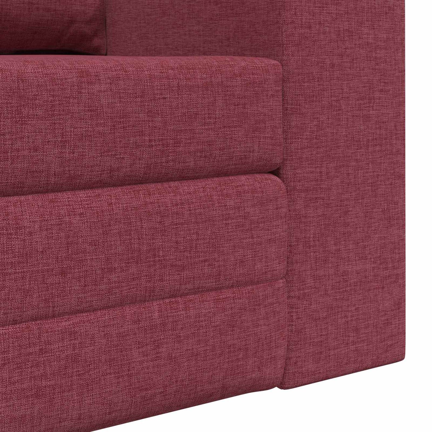 vidaXL Κρεβάτι καναπές 60cm Κόκκινο ύφασμα