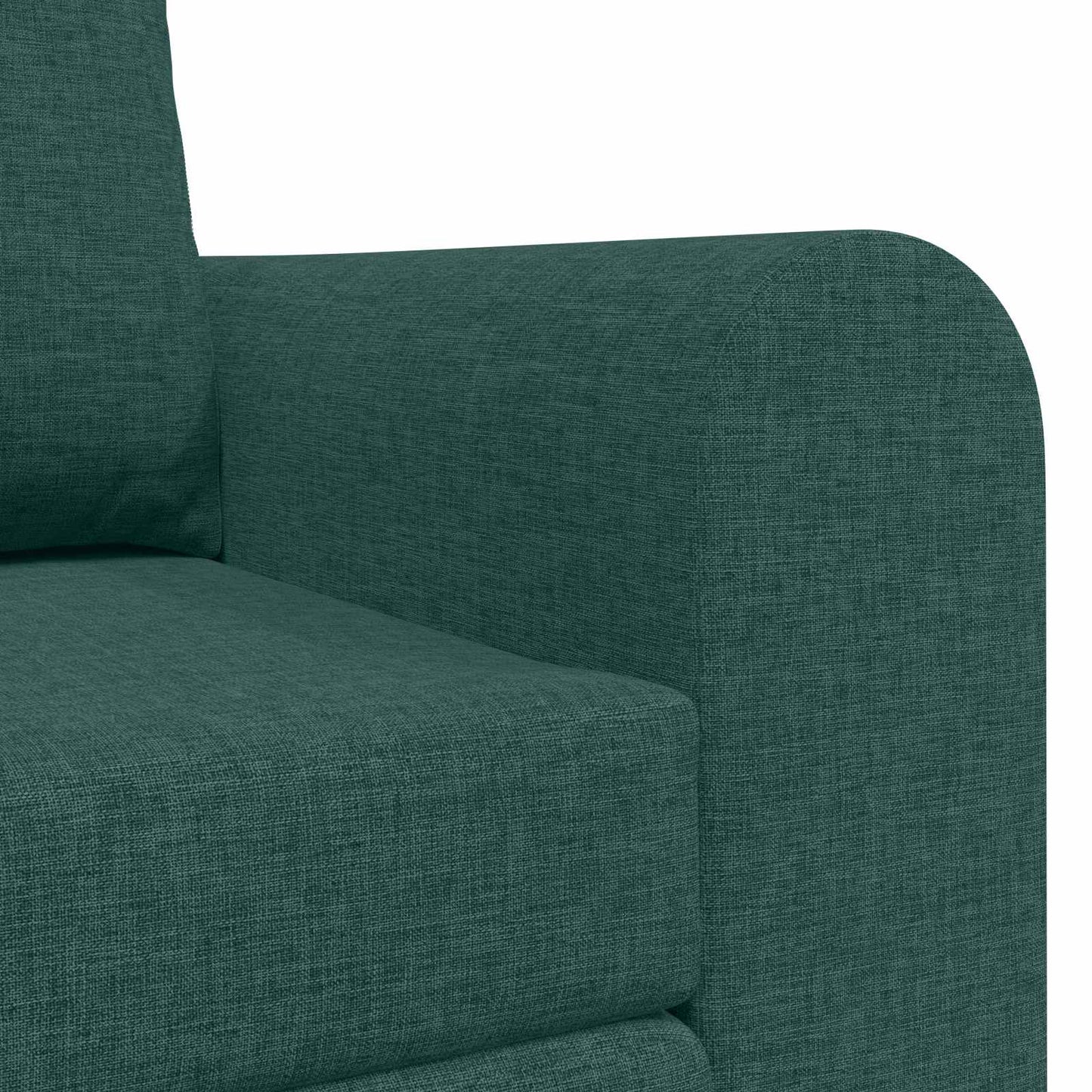 vidaXL Κρεβάτι καναπές 60cm Σκούρο Πράσινο ύφασμα