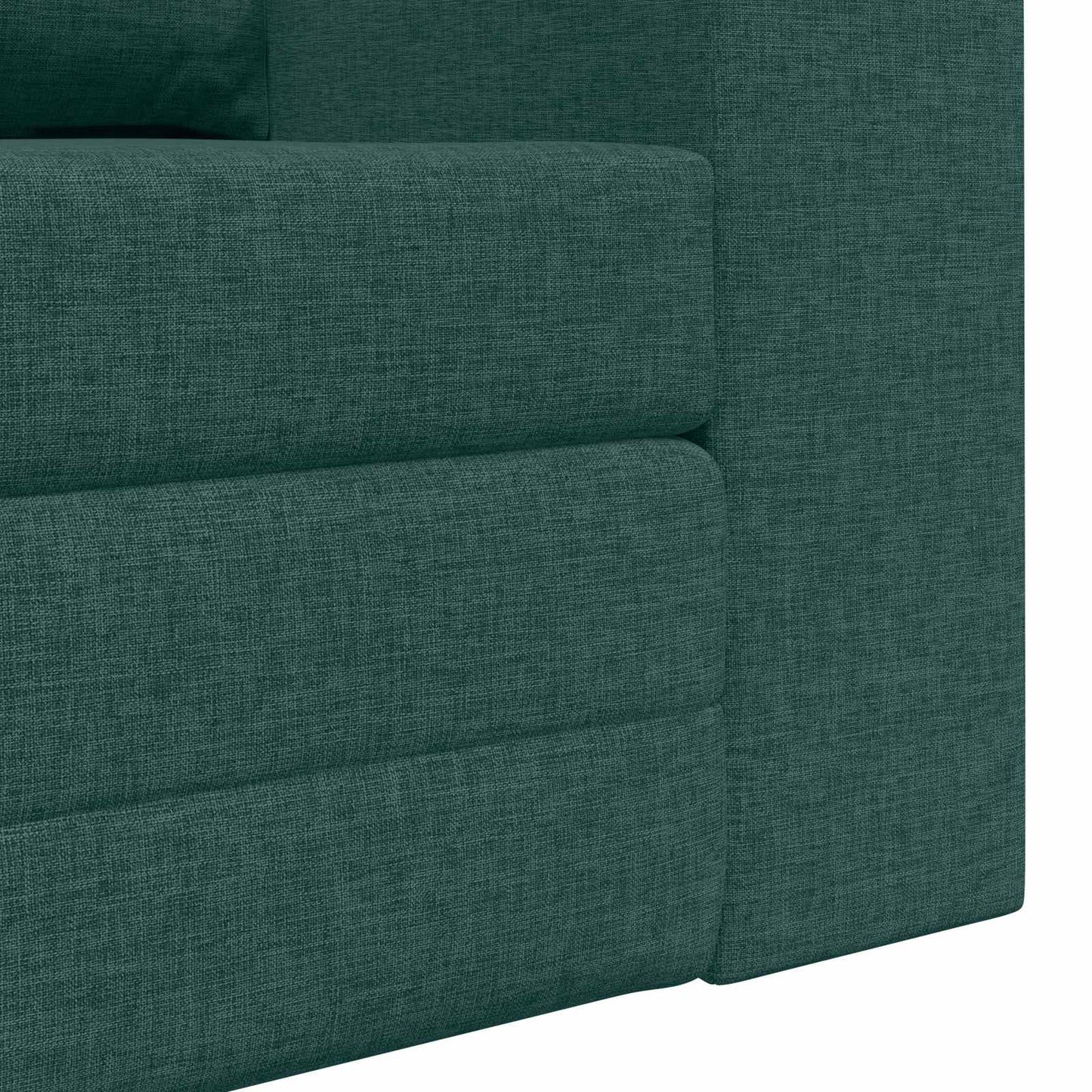 vidaXL Κρεβάτι καναπές 60cm Σκούρο Πράσινο ύφασμα