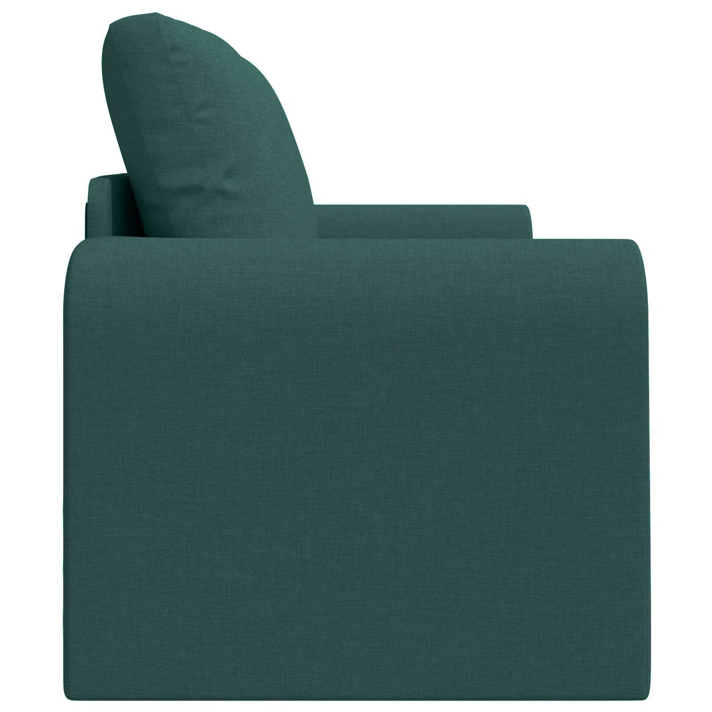 vidaXL Κρεβάτι καναπές 60cm Σκούρο Πράσινο ύφασμα