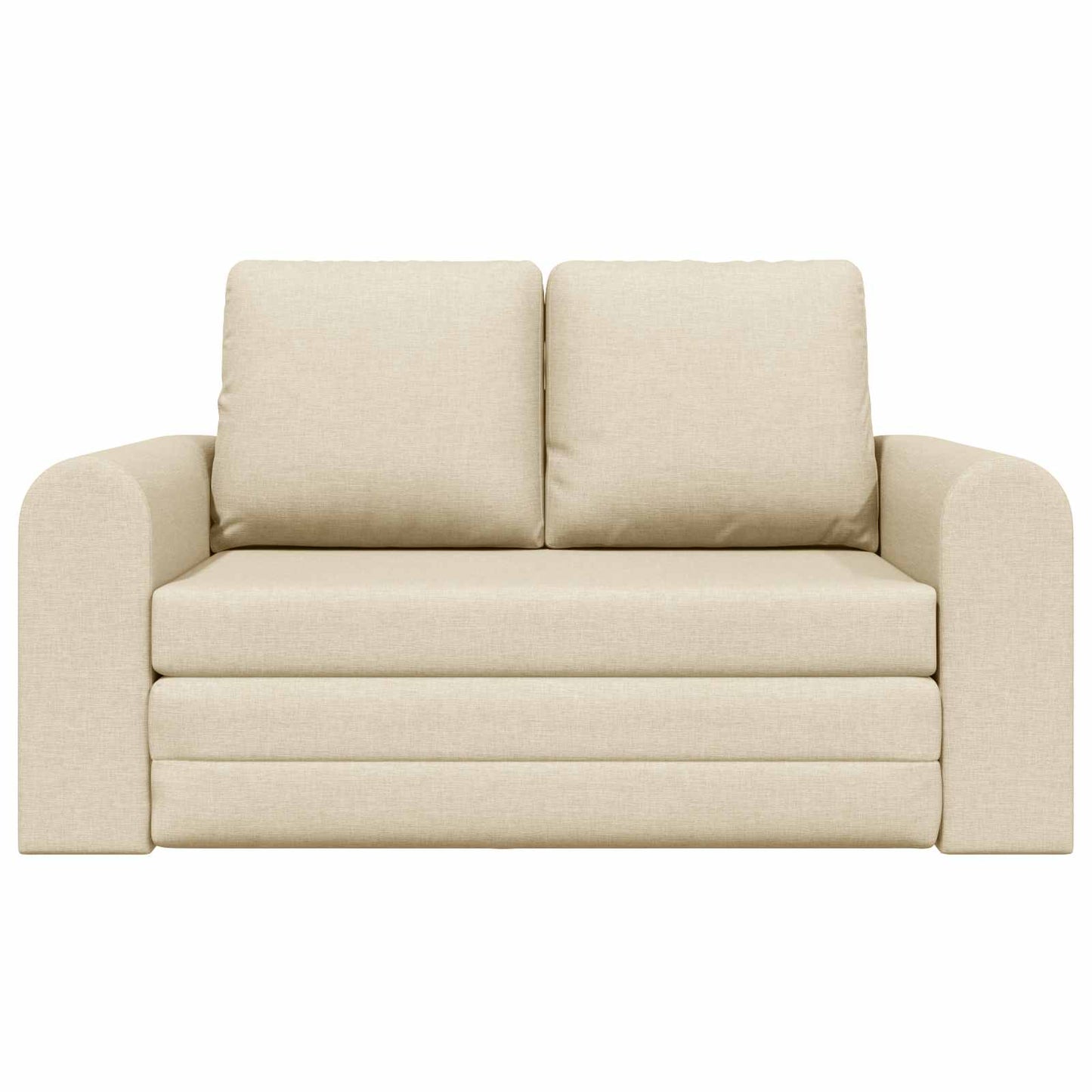 vidaXL Κρεβάτι καναπές 60cm Κρεμ ύφασμα