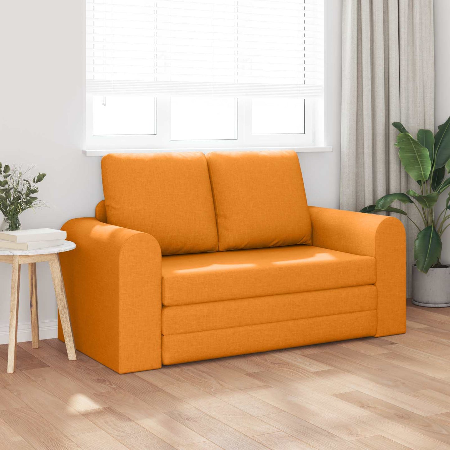 vidaXL Κρεβάτι καναπές 60cm Σκούρο κίτρινο ύφασμα