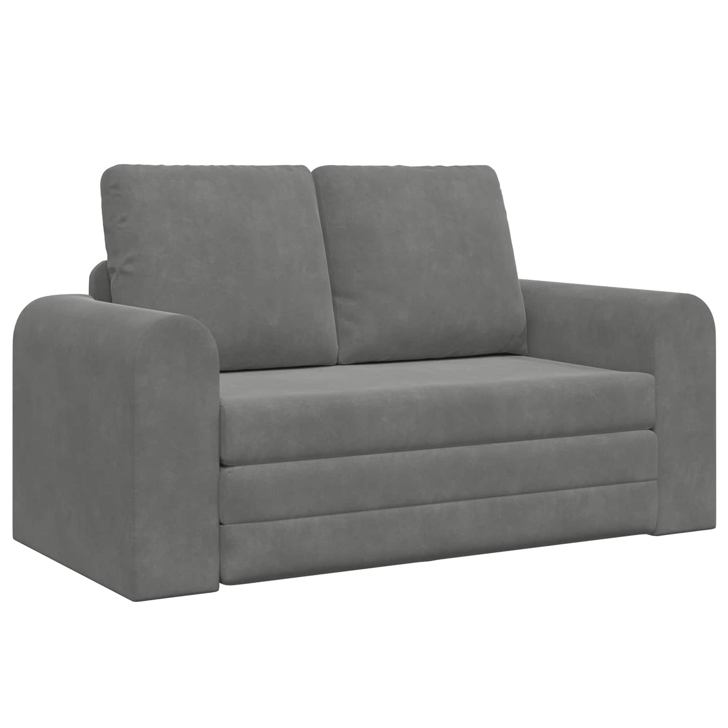 vidaXL Κρεβάτι καναπές 60cm Σκούρο Γκρι Βελούδο