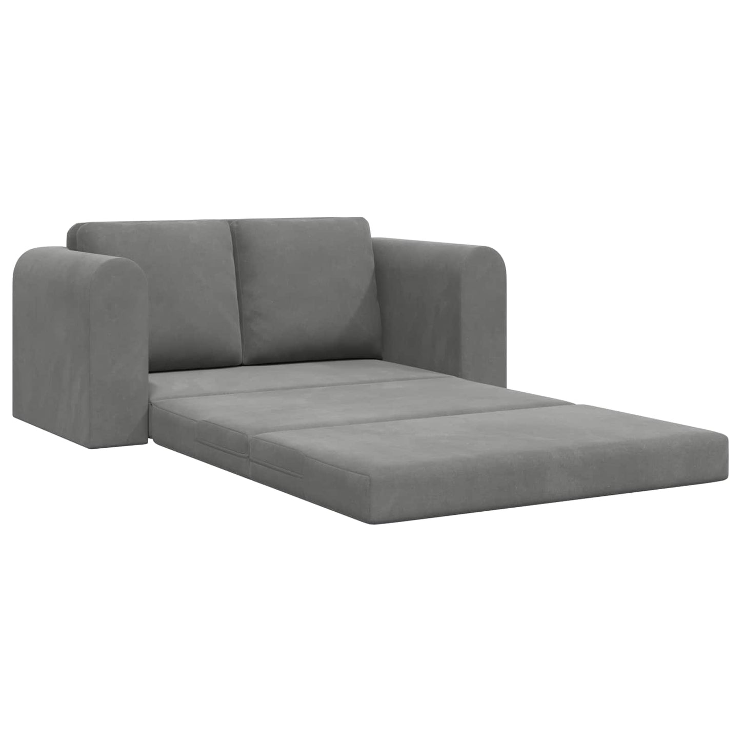 vidaXL Κρεβάτι καναπές 60cm Σκούρο Γκρι Βελούδο